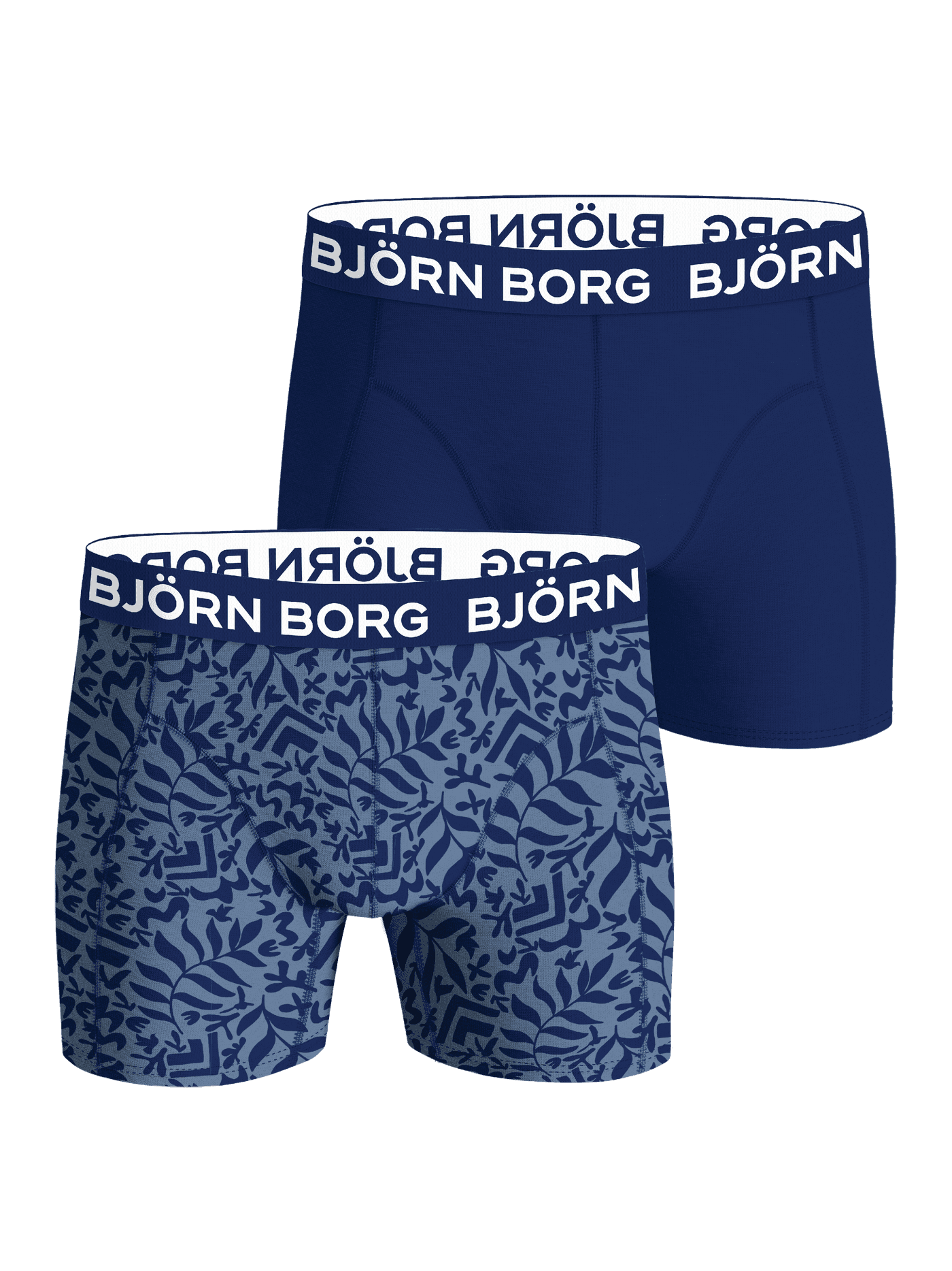 Björn Borg - Bamboo Cotton Blend Boxers 2-pack Blue Men - Image 1