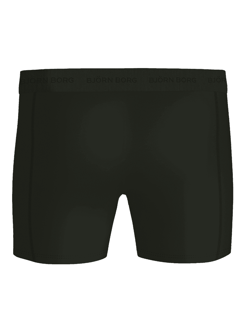 Microfiber Boxers 3-pack in Black, featuring a tonal logo waistband and smooth boxer briefs fit for men. - Image 2