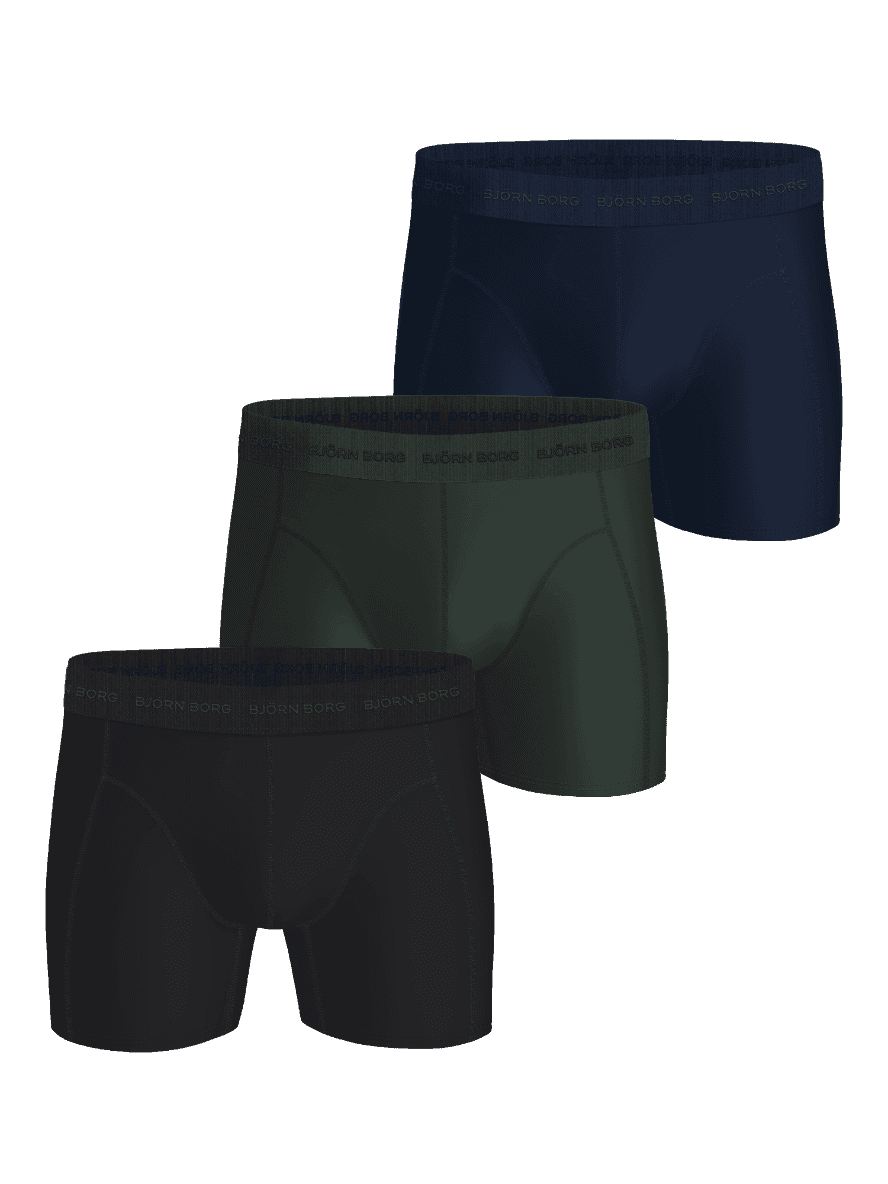 Björn Borg - Microfiber Boxers 3-pack Multi Herr - Image 1