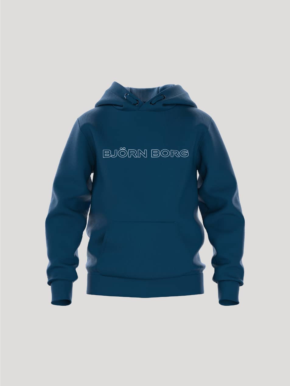 Björn Borg - Borg Essential Hoodie Gibraltar Sea - Image 1