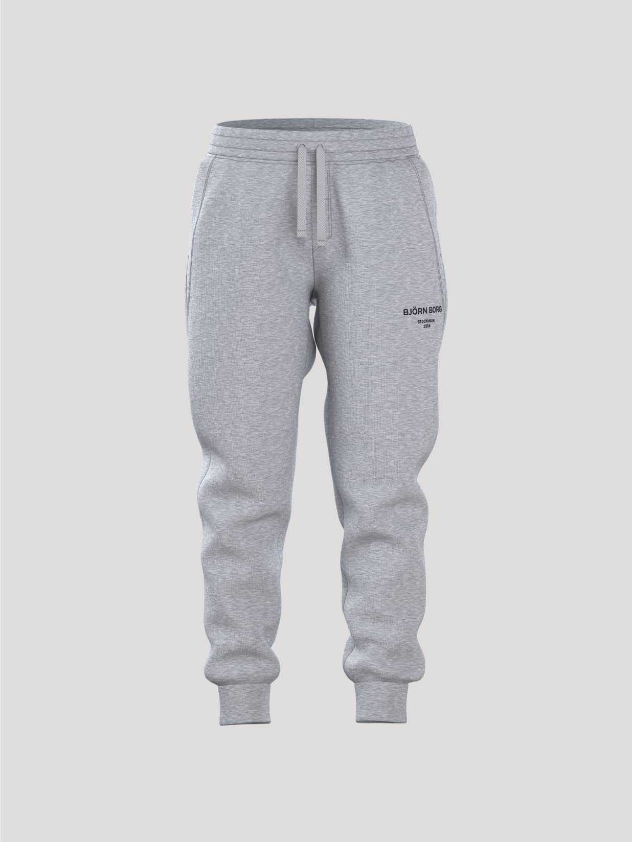 Björn Borg - Borg Essential Sweatpants Light Grey Melange - Image 1