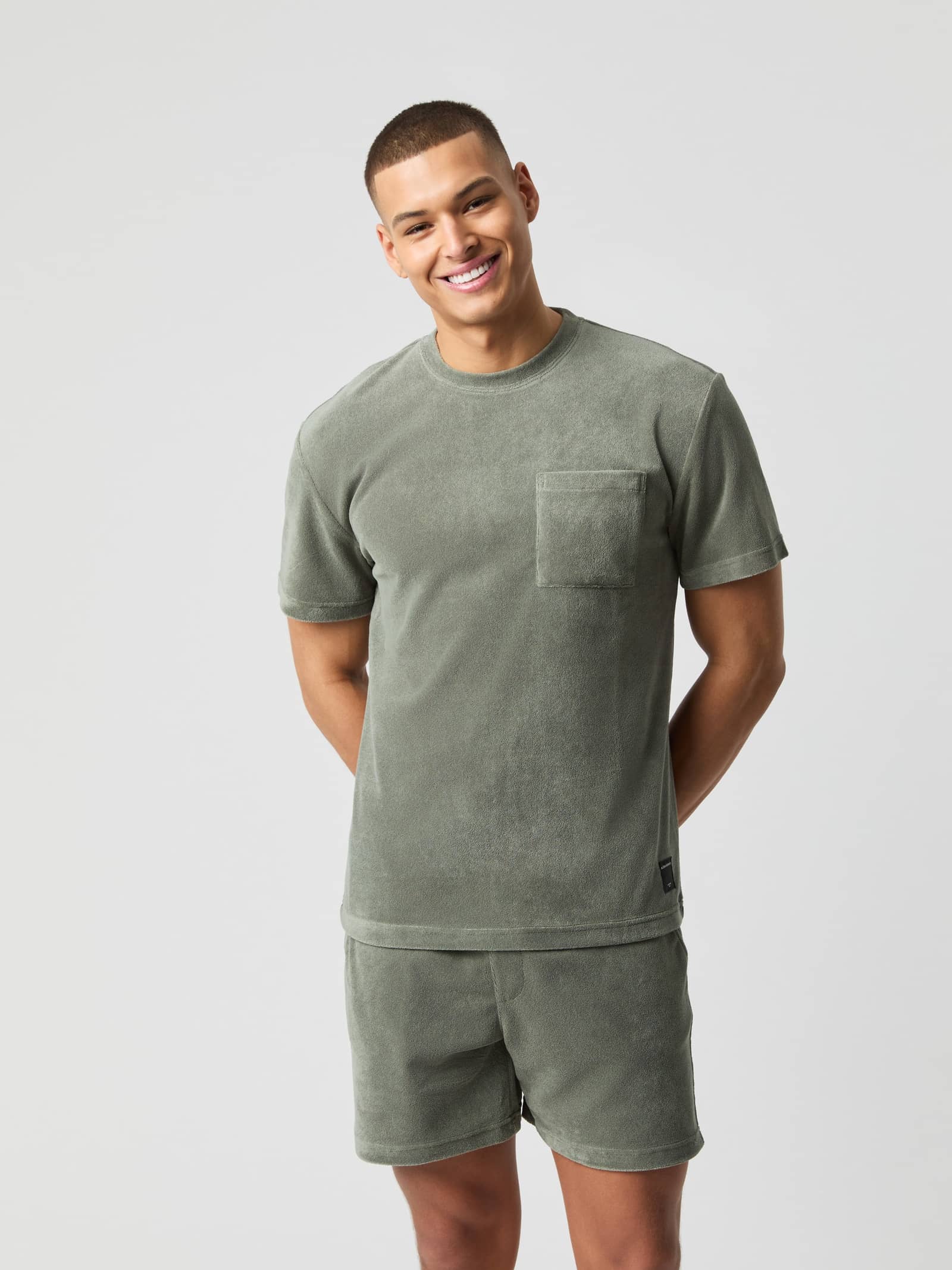 Björn Borg - Borg Toweling T-Shirt Agave Green - Image 1