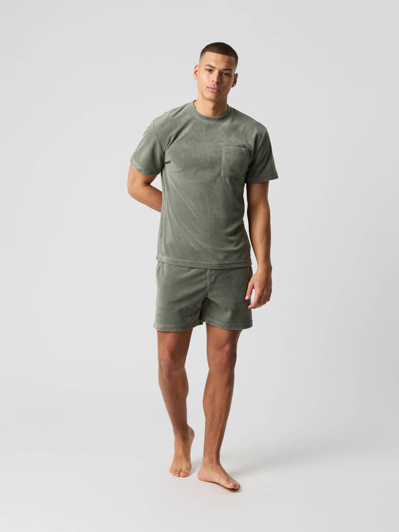 Björn Borg - Borg Toweling T-Shirt Agave Green - Image 3