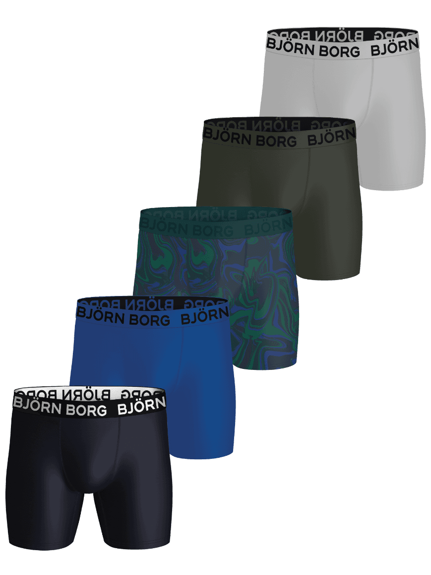 Björn Borg - Sports Microfiber Boxers 5-pack Multi - Image 1