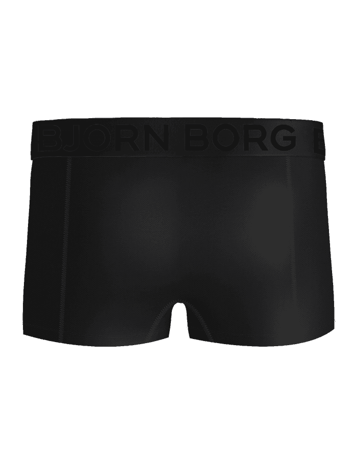 Sports Mesh Trunks 2-pack i Black set bagfra med logo-linning og åndbart mesh-stof til træning. - Image 3