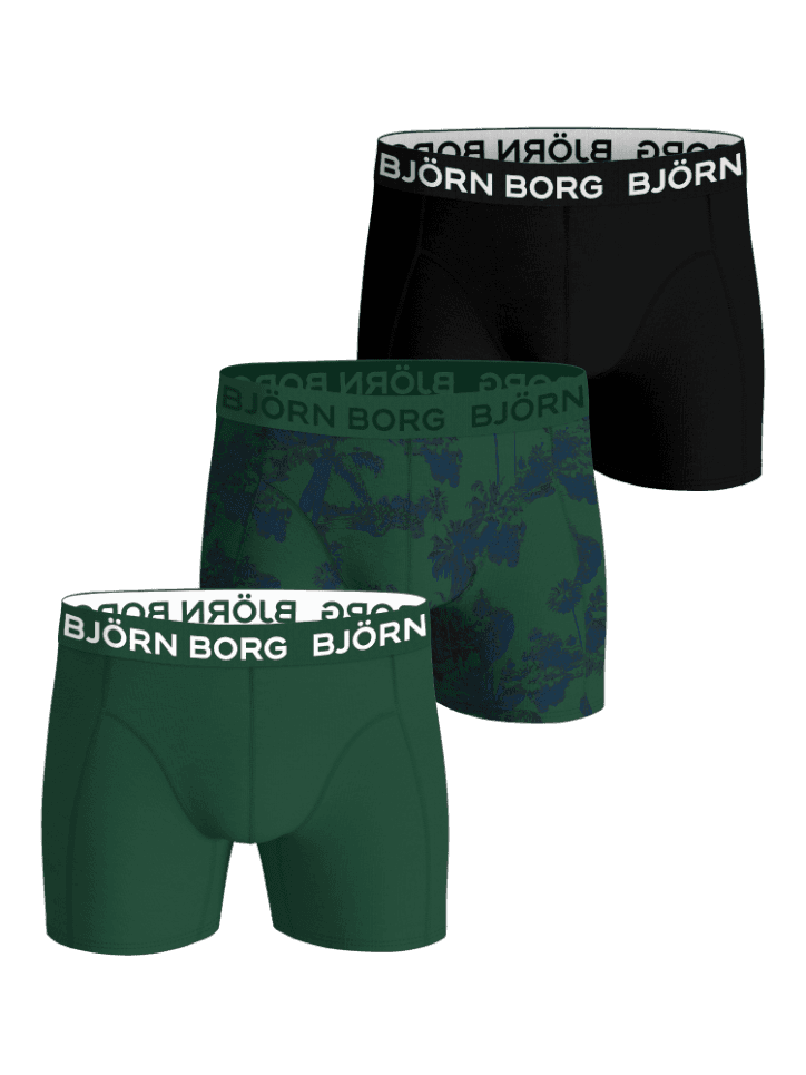 Björn Borg - Cotton Stretch Boxers 3-pack Black - Image 1