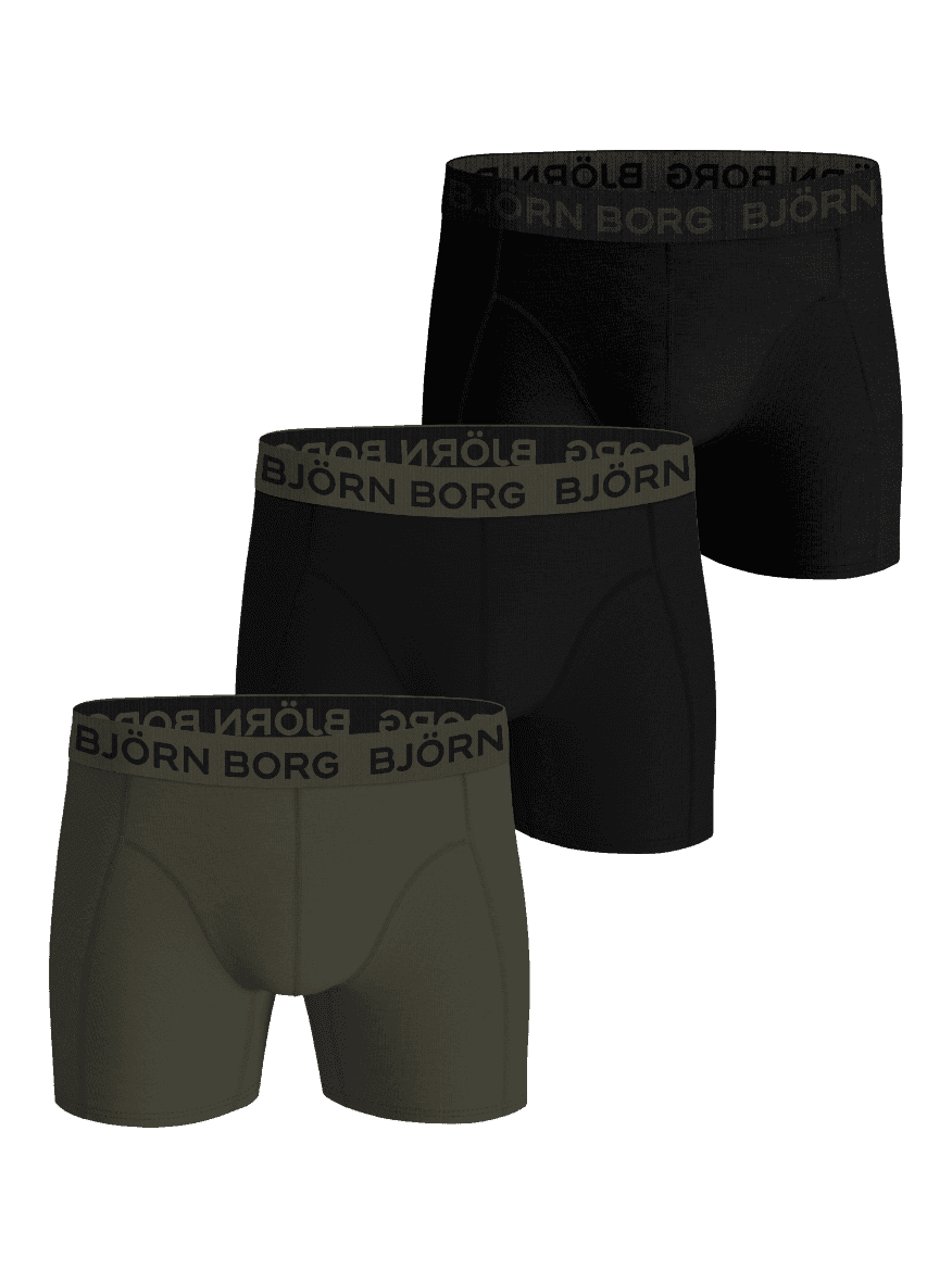 Björn Borg - Cotton Stretch Boxers 3-pack Mehrfarbig Men - Image 1