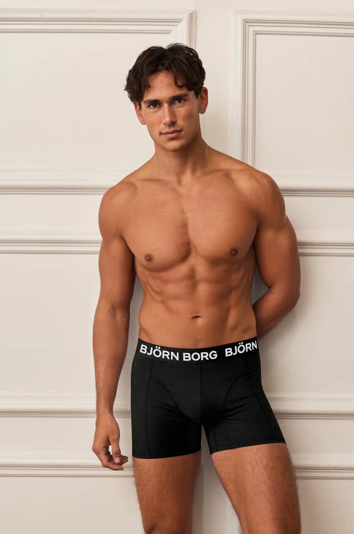 Björn Borg - Cotton Stretch Boxers 3-pack Schwarz
