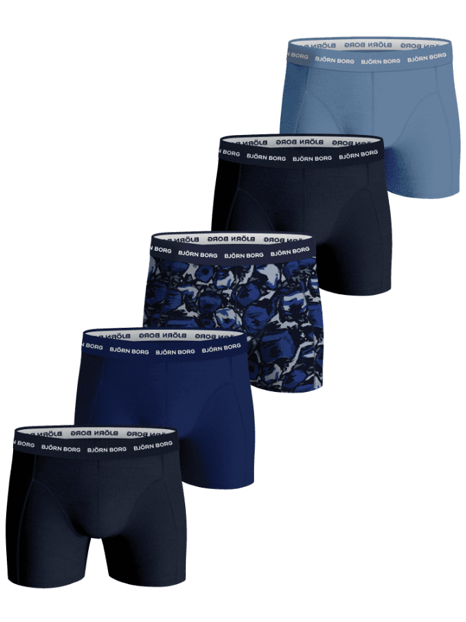 Björn Borg - Cotton Stretch Boxers 5-pack Multi Men - Image 1