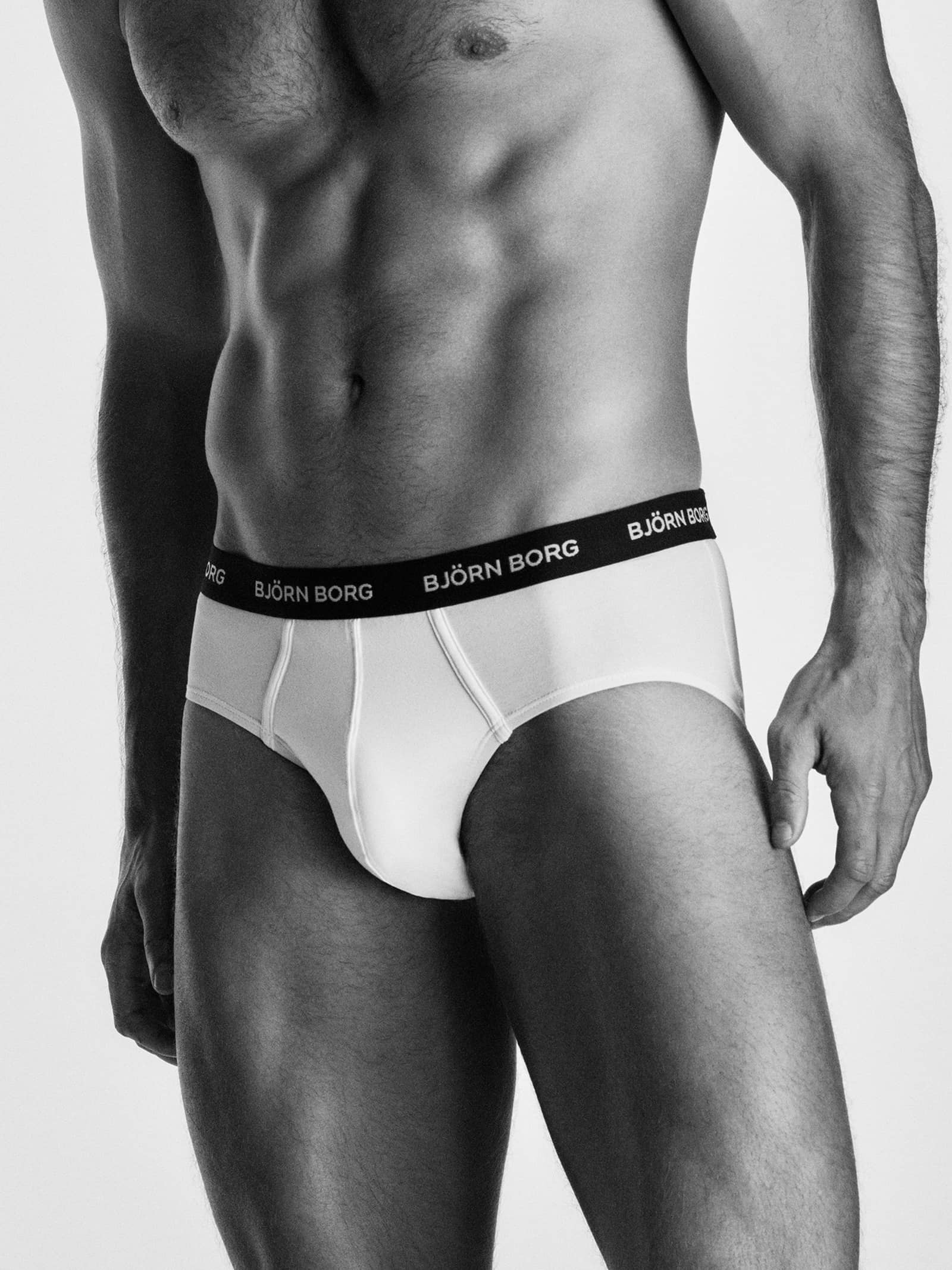 Björn Borg - Cotton Stretch Briefs 3-pack White Men - Image 1