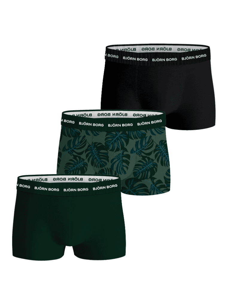 Björn Borg - Cotton Stretch Trunks 3-pack Multi Men - Image 1