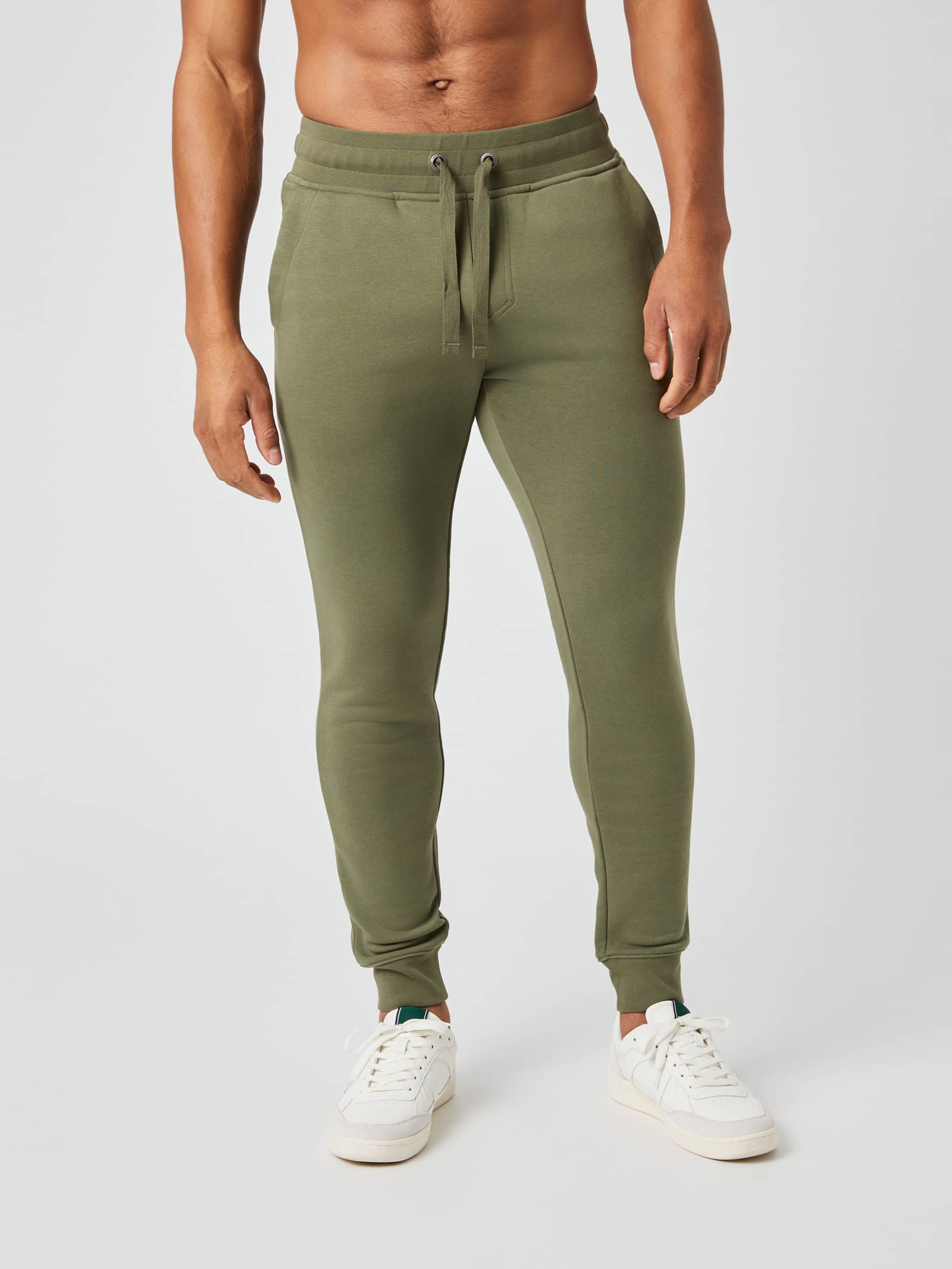 Björn Borg - Centre Tapered Sweatpants Dusty Olive Herr - Image 1