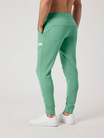 Björn Borg CENTRE TAPERED - Pantaloni sportivi - light grey melange/grigio chiaro