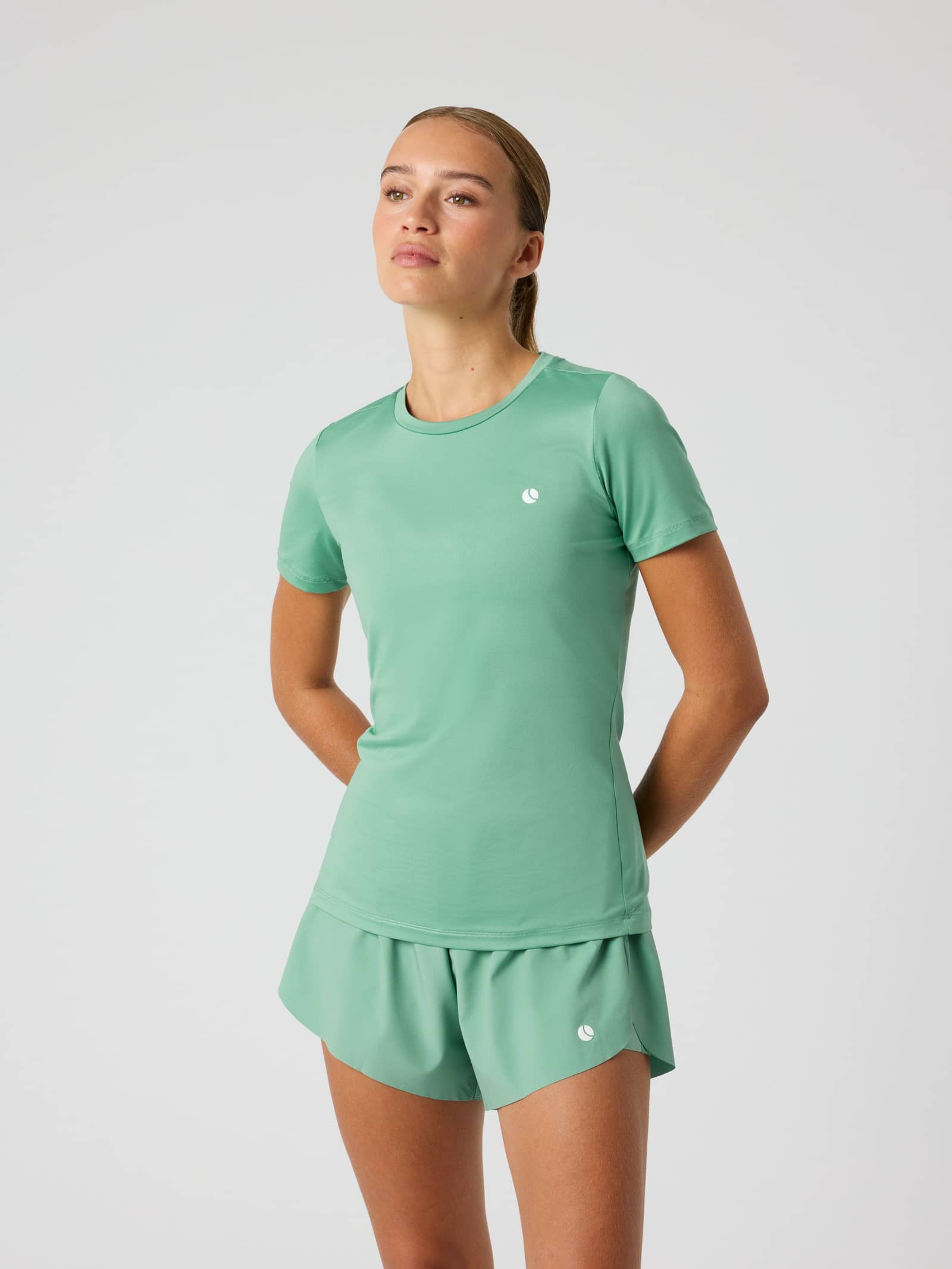 Björn Borg - Ace Slim T-Shirt Malachite Green Women - Image 1