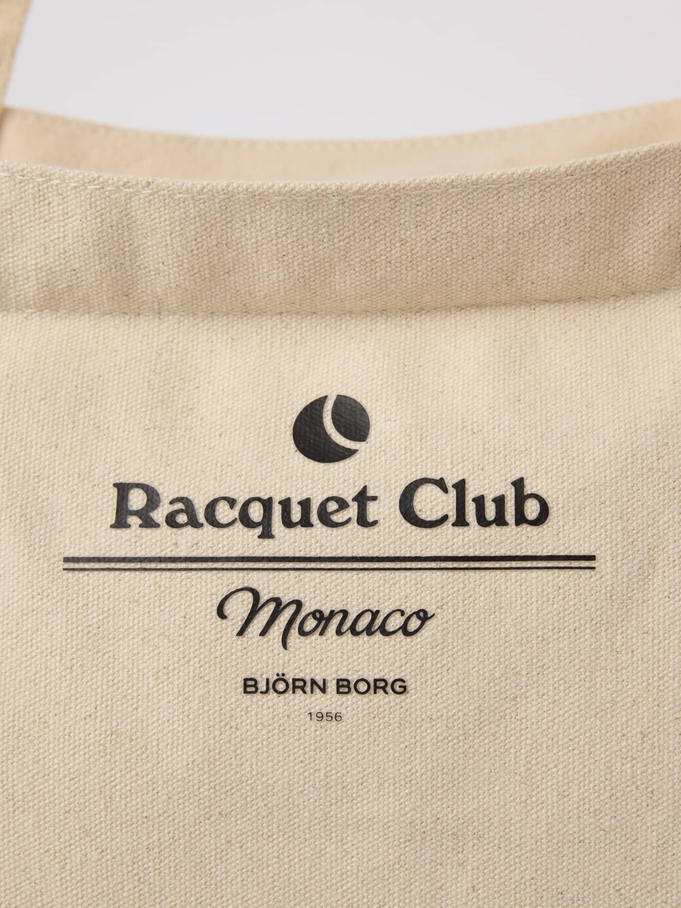 Björn Borg - Ace Canvas Shopper 14L Egret Heren - Image 4