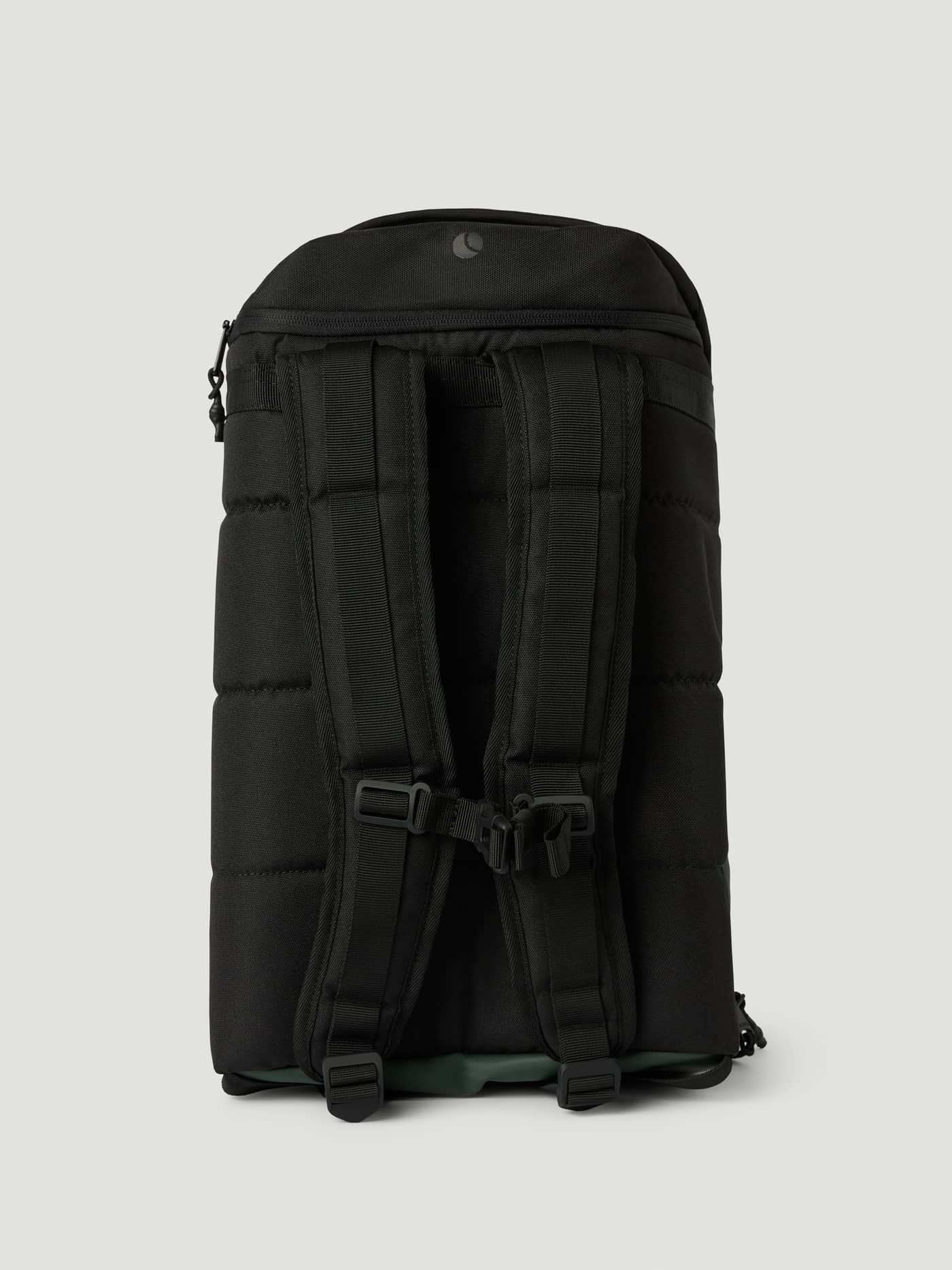 Back view of the Björn Borg Travel City Backpack 30L in Mountain View (Green) with padded straps and TPE-coated material. - Image 3