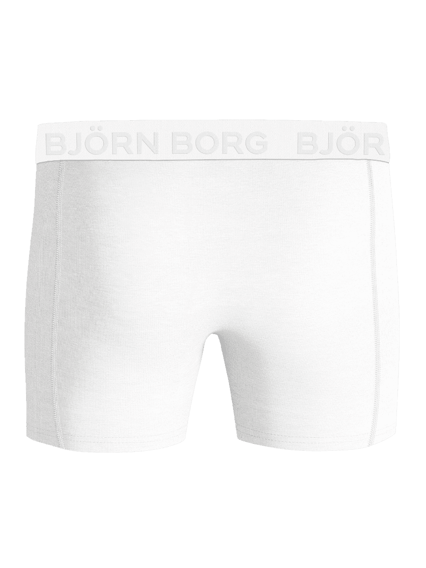 Vorderansicht der Cotton Stretch Boxers 3-pack in Weiß mit Logo-Bund und Boxer Briefs aus Baumwollstretch. - Image 3