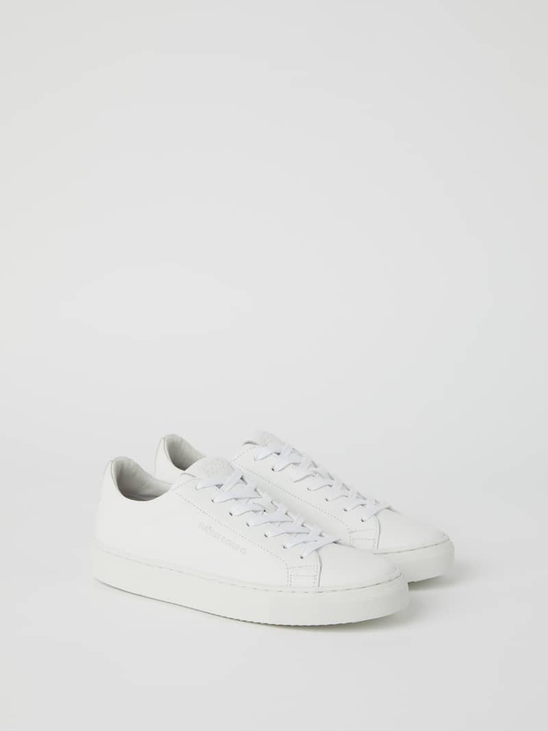 Vita Men’s Classic Leather sneakers i 100% ko-läder sedda från sidan för en stilren tennislook.