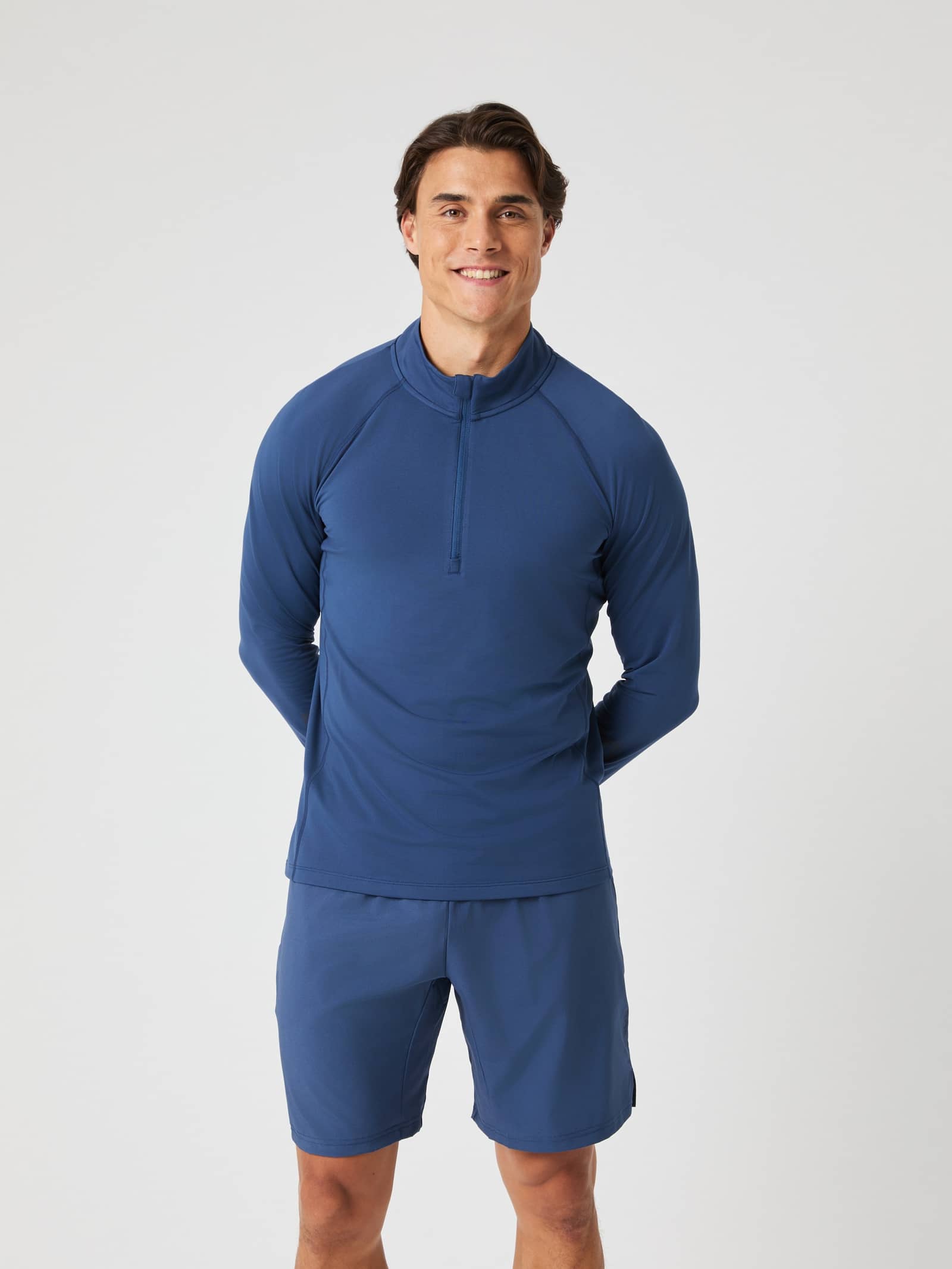Björn Borg - Borg Midlayer Half Zip Sargasso Sea Heren - Image 1