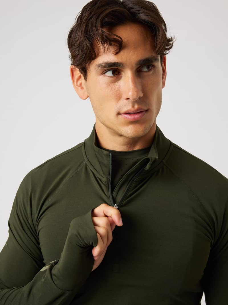 Borg Midlayer Half Zip