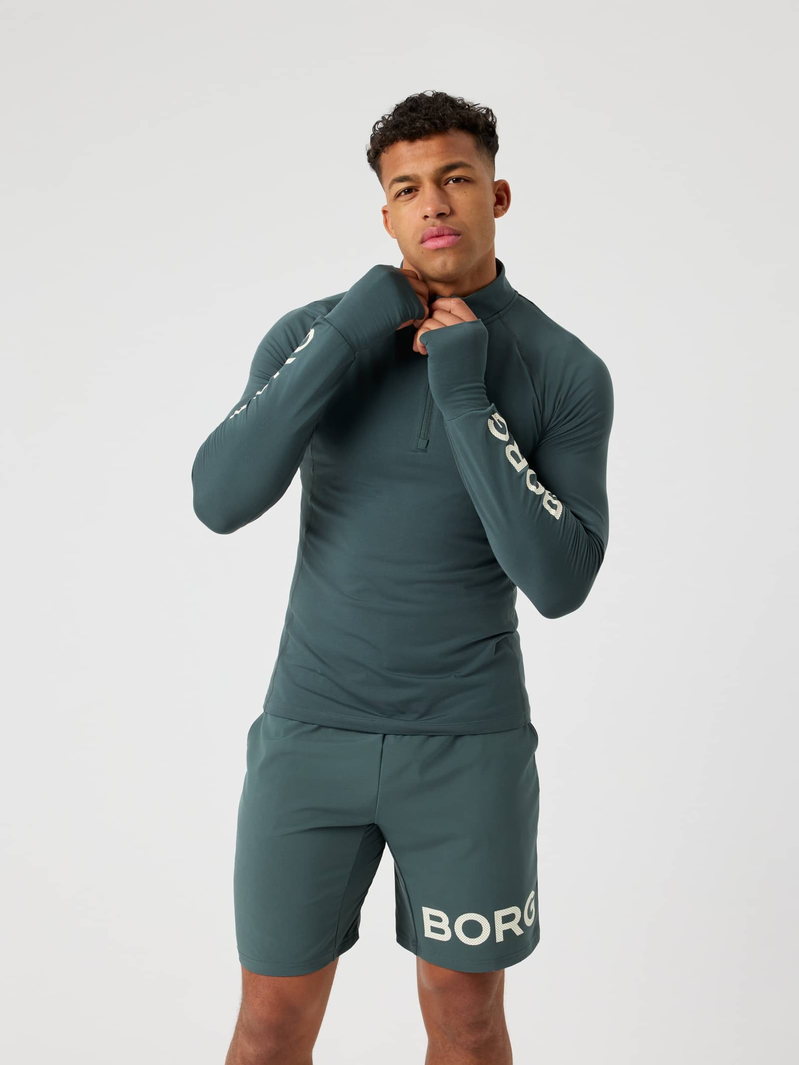 Björn Borg - Borg Midlayer Half Zip Urban Chic Heren - Image 1