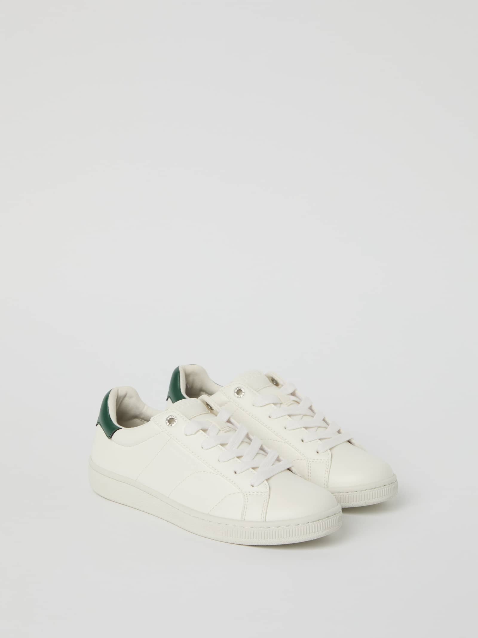 Björn Borg - Men’s Deuce Sneakers (T305) White / Green Men - Image 1