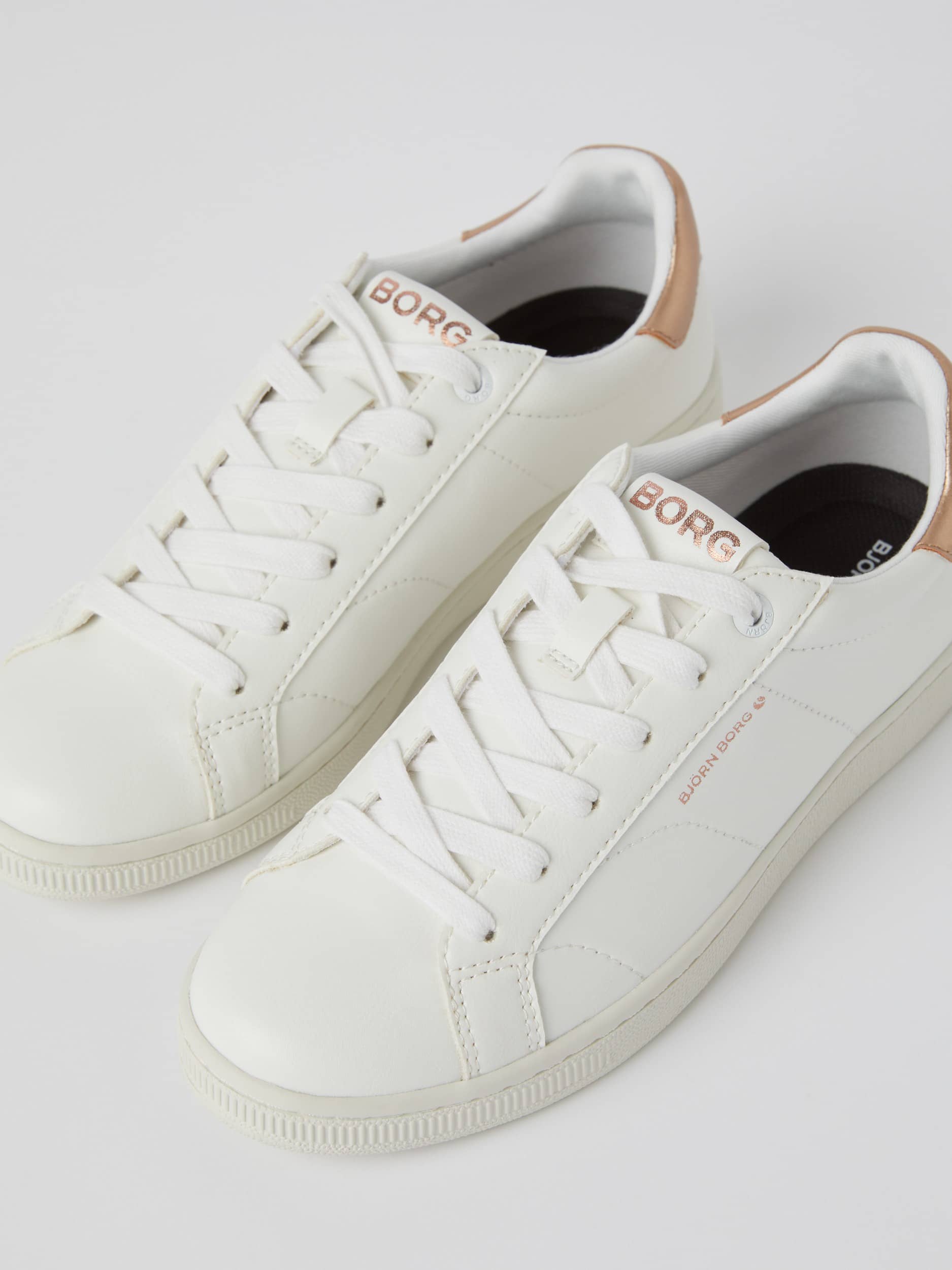 Women's Deuce Sneakers (T305) - White / Rose Gold | Björn Borg