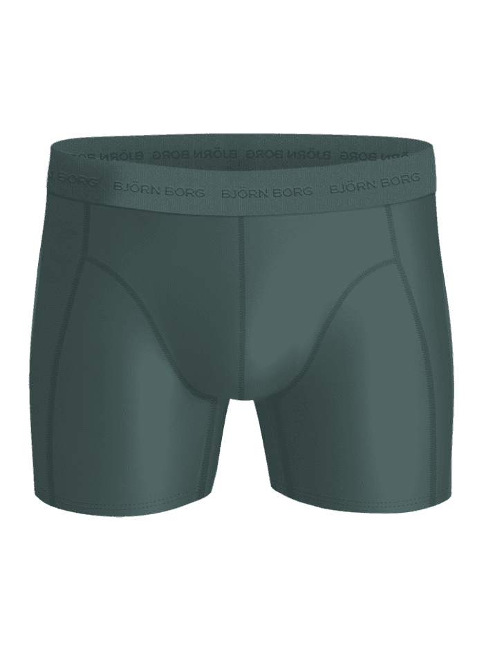 Microfiber Boxers 3-pack vert en microfibre lisse avec ceinture à logo ton sur ton pour un maintien optimal. - Image 5