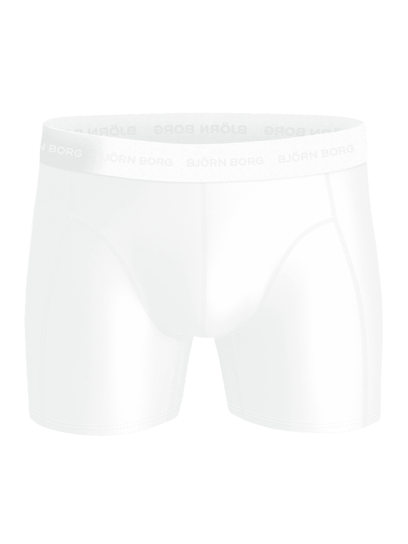 White Microfiber Boxers 3-pack boxer briefs for men, featuring smooth recycled fabric and a tonal logo waistband. - Image 5