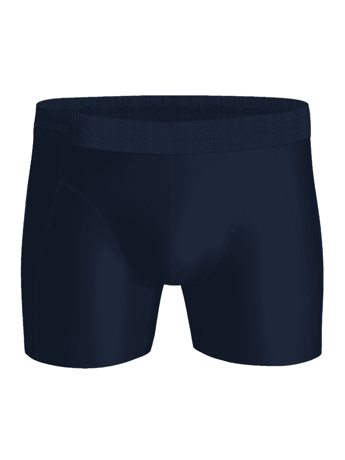Microfiber Boxers 3-pack in navy for men, with a tonal logo waistband and microfibre boxer briefs for style and function. - Image 5
