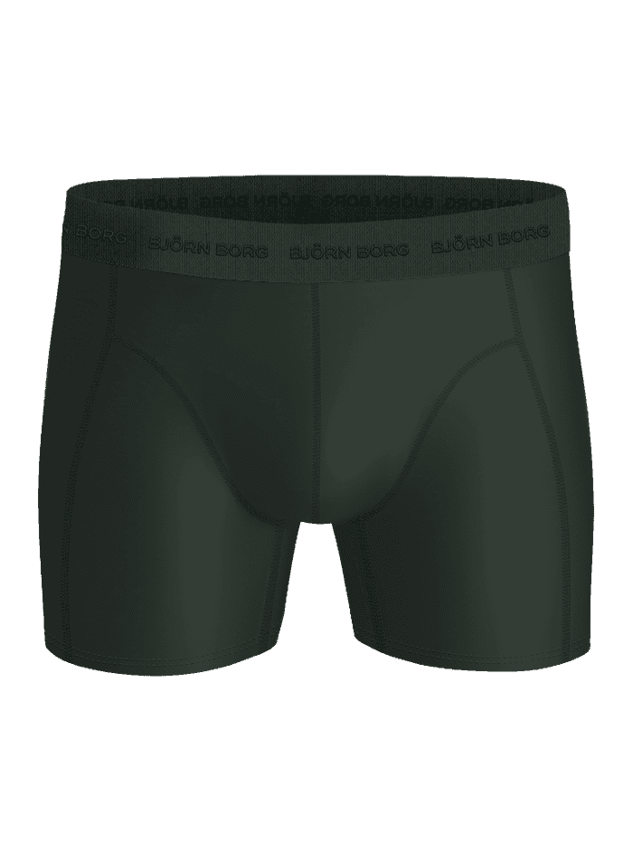 Microfiber Boxers 3-pack vert en microfibre lisse avec ceinture à logo pour allier style et fonction. - Image 4