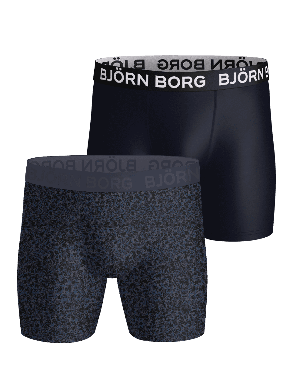 Björn Borg - Sports Microfiber Boxers 2-pack Blå Herr - Image 1