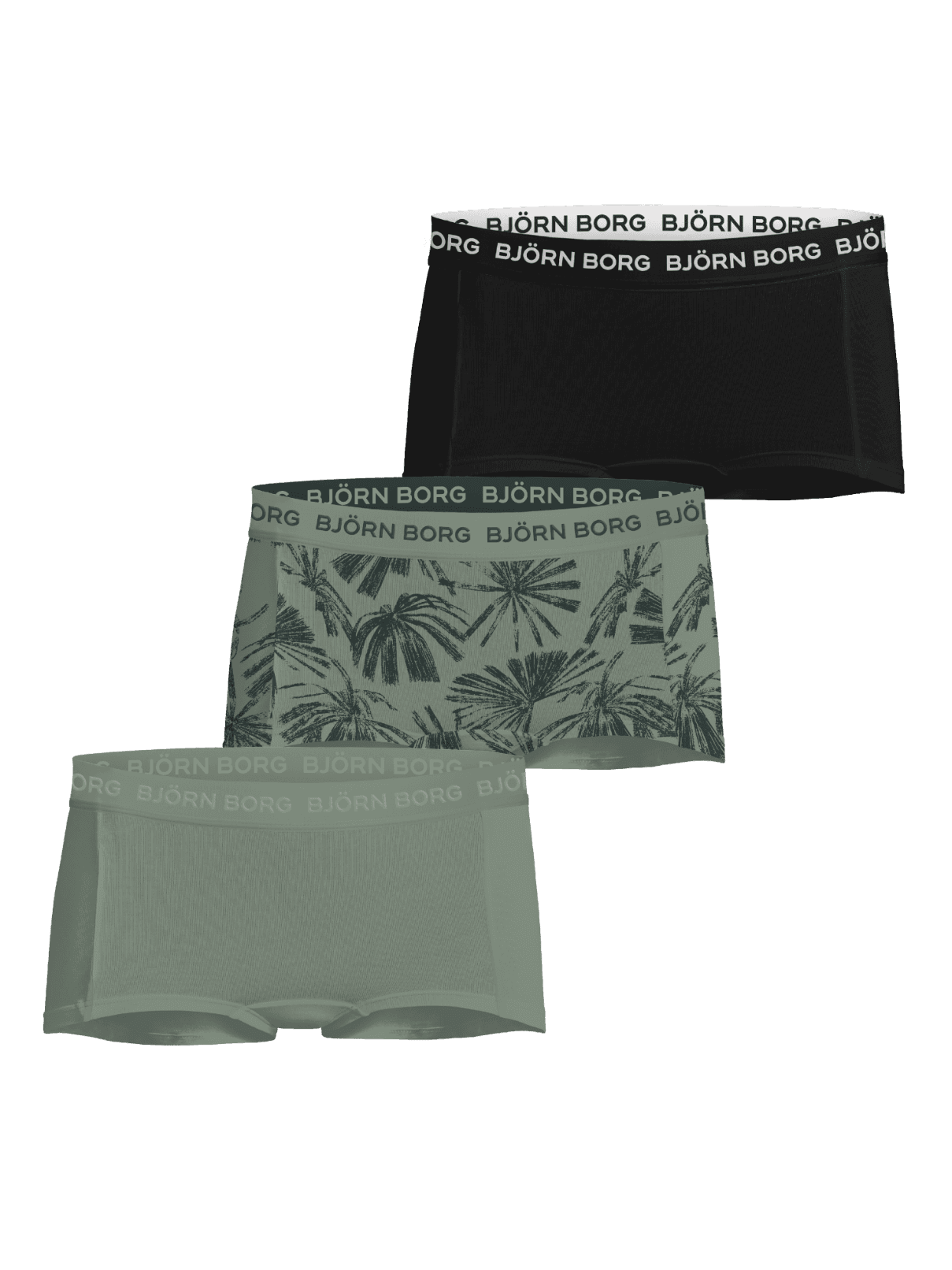 Björn Borg - Cotton Stretch Boxer Shorts 3-pack Multi Barn - Image 1