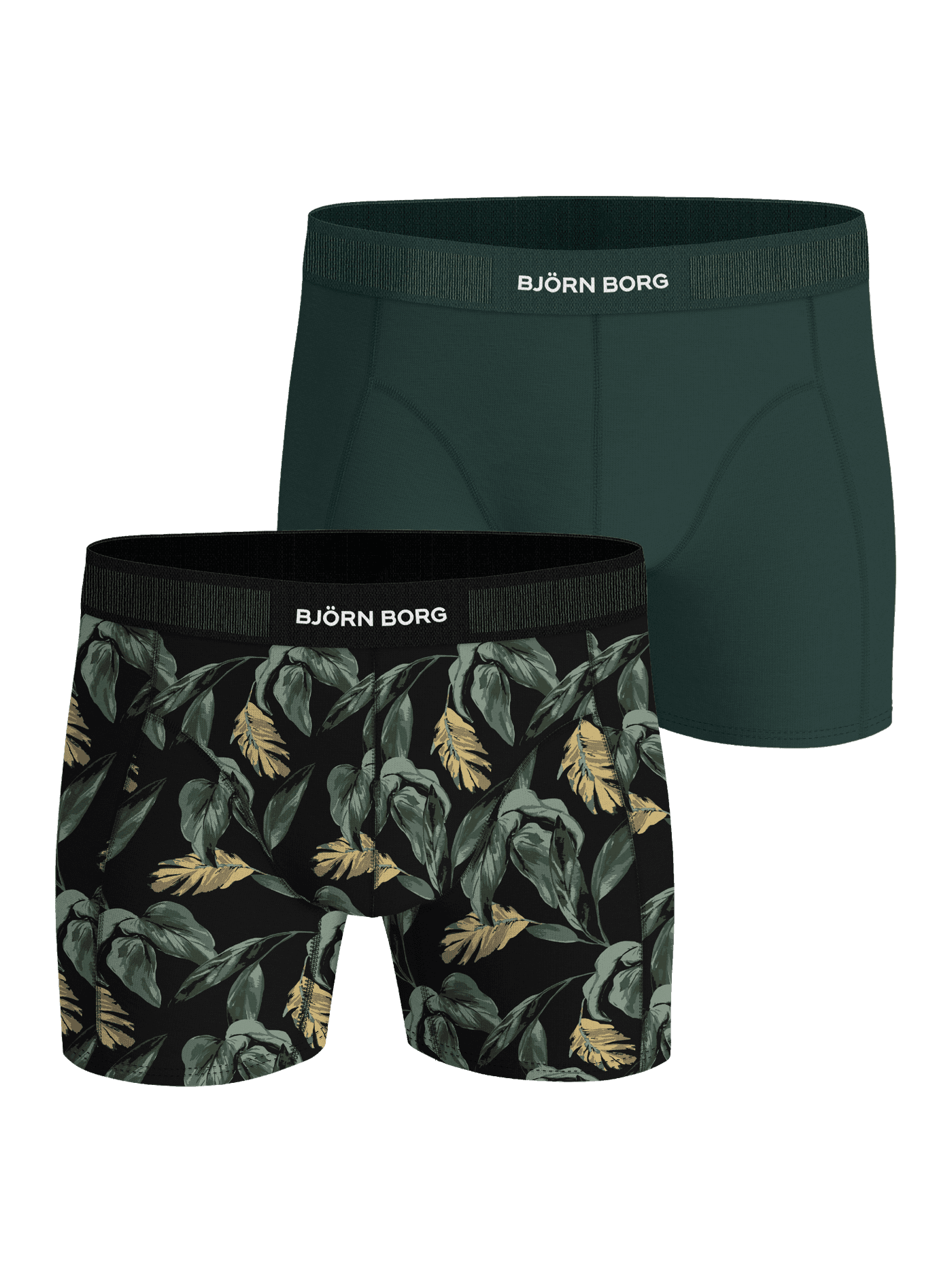 Björn Borg - Organic Cotton Stretch Boxers 2-pack Multi Heren - Image 1
