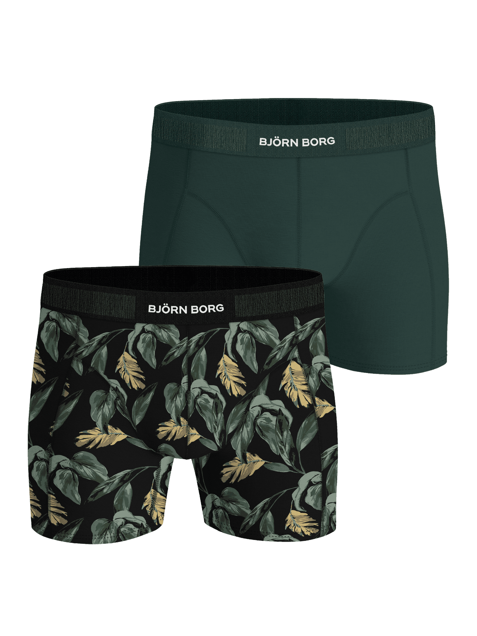 Björn Borg - Organic Cotton Stretch Boxers 2-pack Multi Men - Image 1