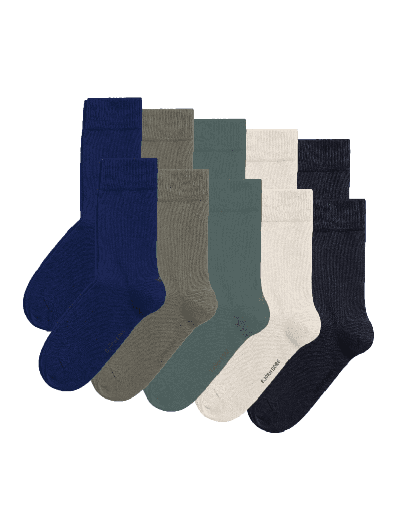 Björn Borg - Essential Socks 10-pack Multi Women - Image 1