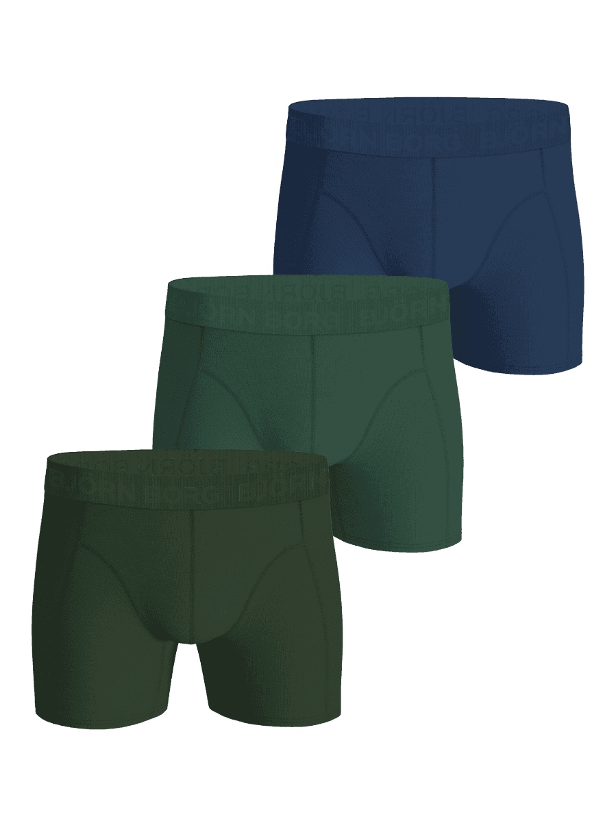 Björn Borg - Cotton Stretch Boxers 3-pack Multi Herr - Image 1