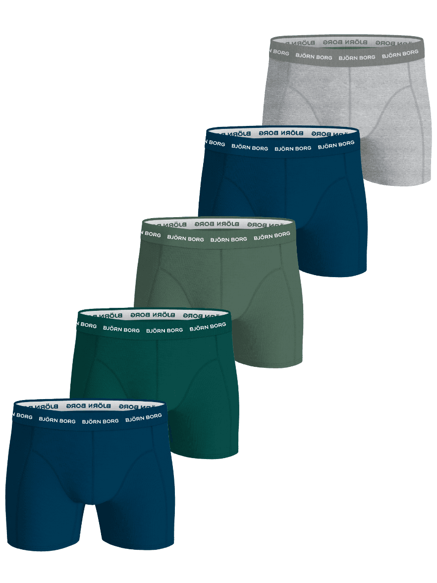 Björn Borg - Cotton Stretch Boxers 5-pack Multi Men - Image 1