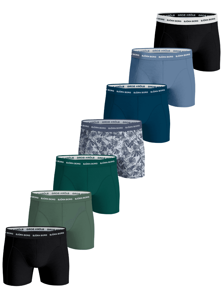 Björn Borg - Cotton Stretch Boxers 7-pack Multi Herr - Image 1