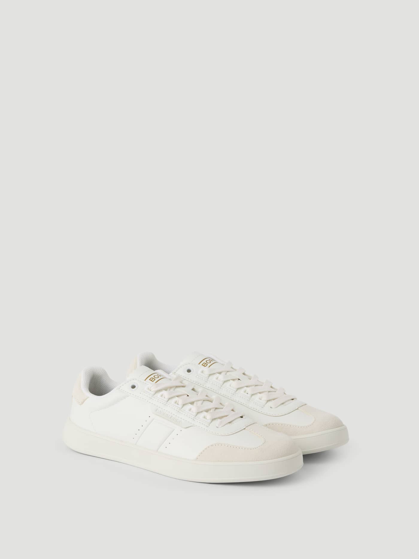 Björn Borg Women’s Sneakers T2500 in white, featuring a sleek tennis-inspired silhouette in synthetic leather and suede. - Image 2