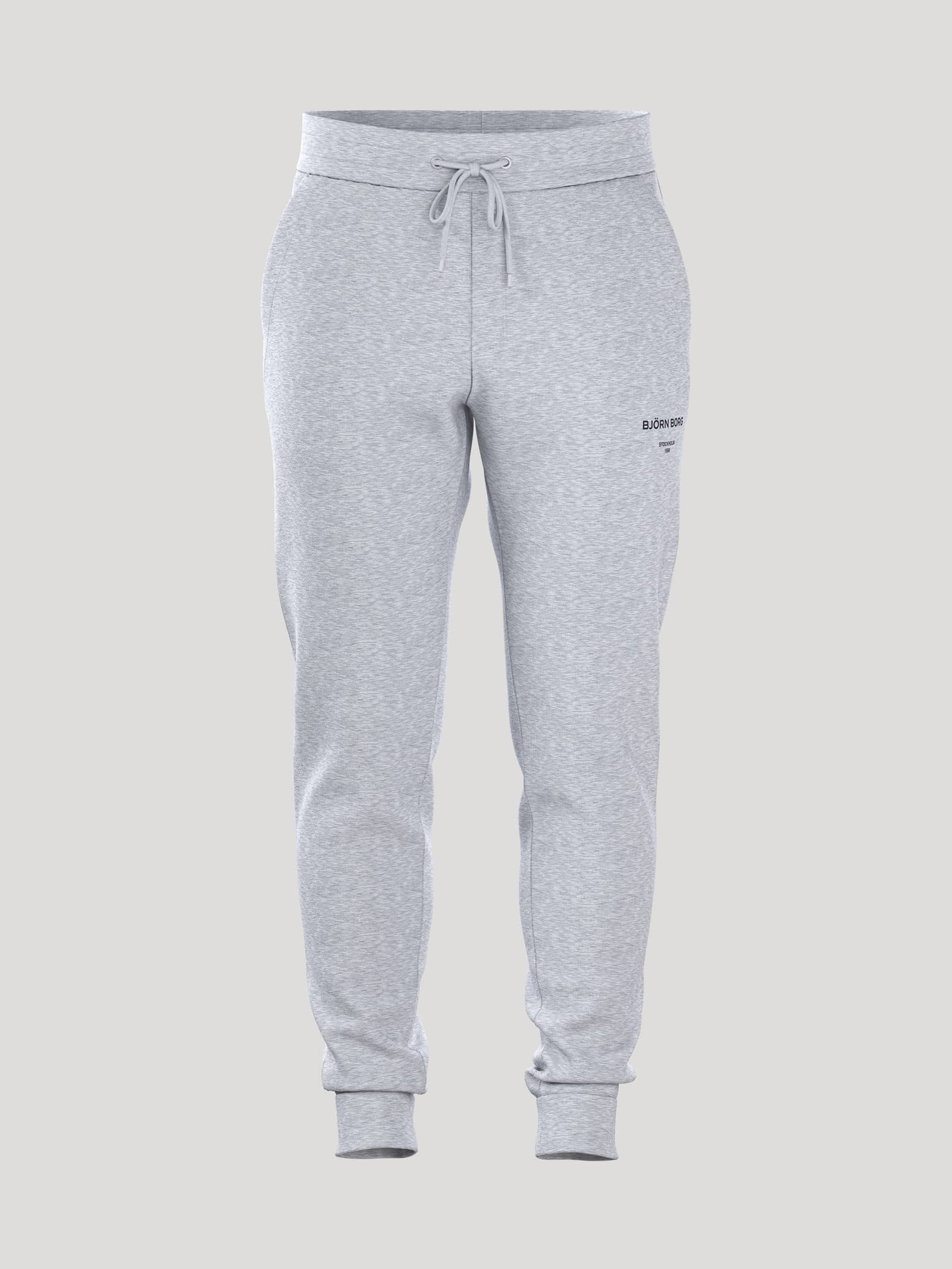 Björn Borg - Borg Essential 1 Sweatpants Light Grey Melange Mini Me Collection - Image 1