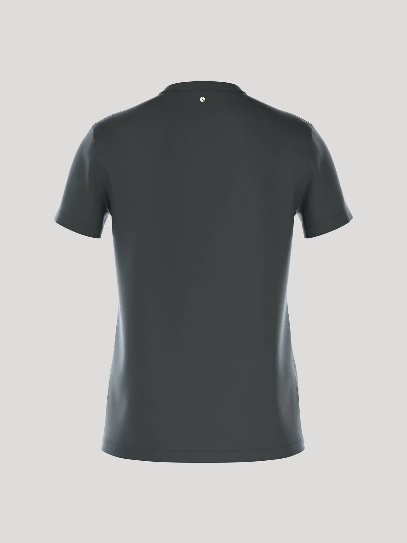 Borg Essential 1 T-Shirt i Urban Chic (Grøn) set bagfra i blød bomuld med et hvidt tennislogo til fritid. - Image 2