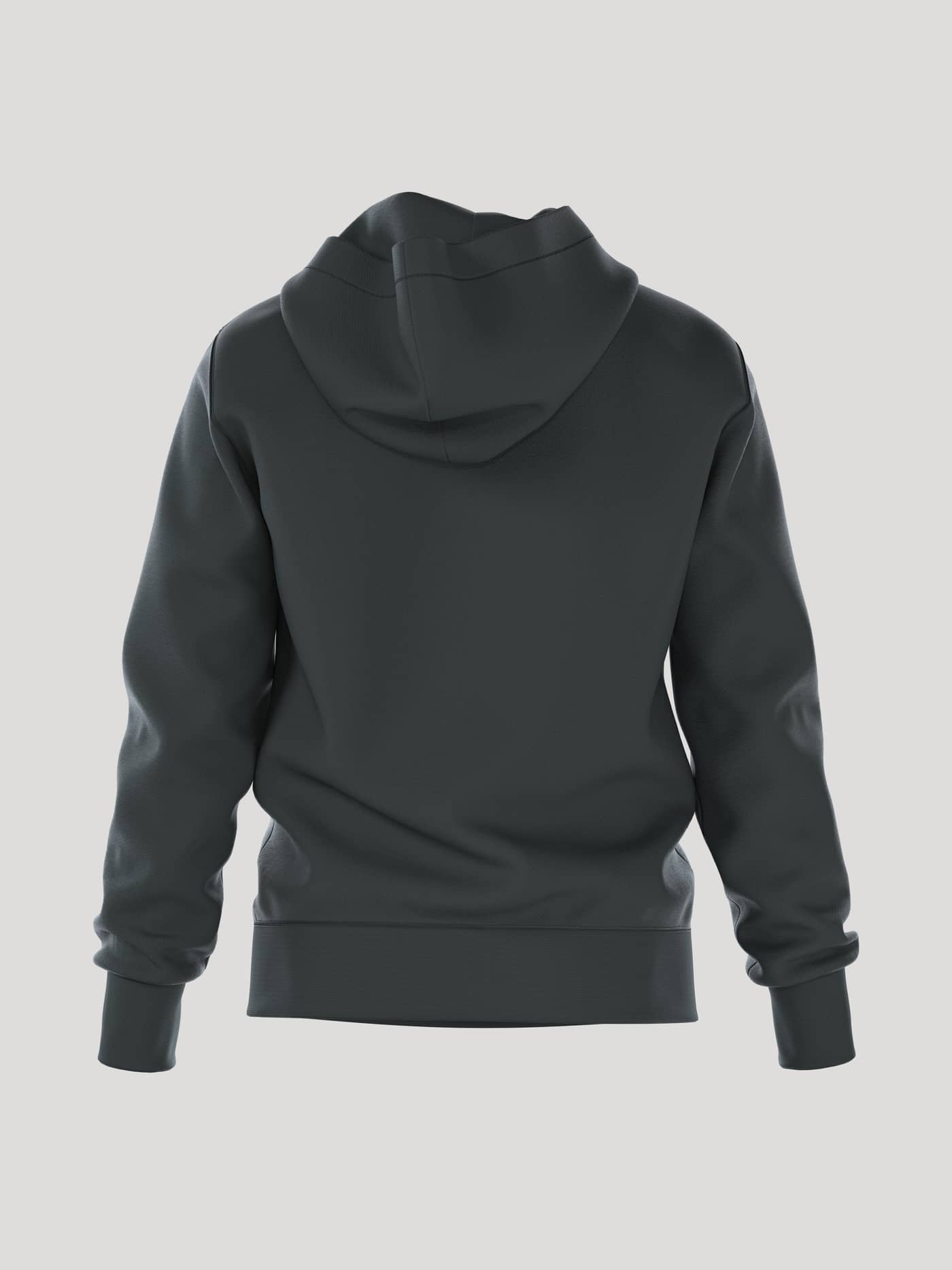 Borg Essential 1 Hoodie i Urban Chic (Grön) sedd bakifrån med en bekväm passform och stilren design för herr. - Image 2