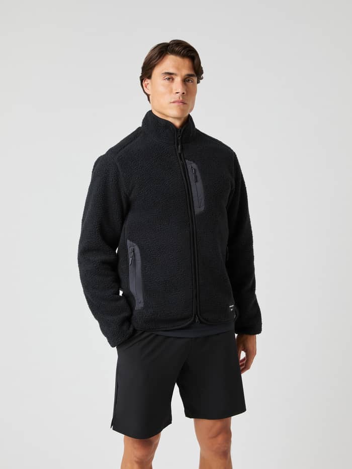 Björn Borg - Centre Pile Jacket Black Beauty