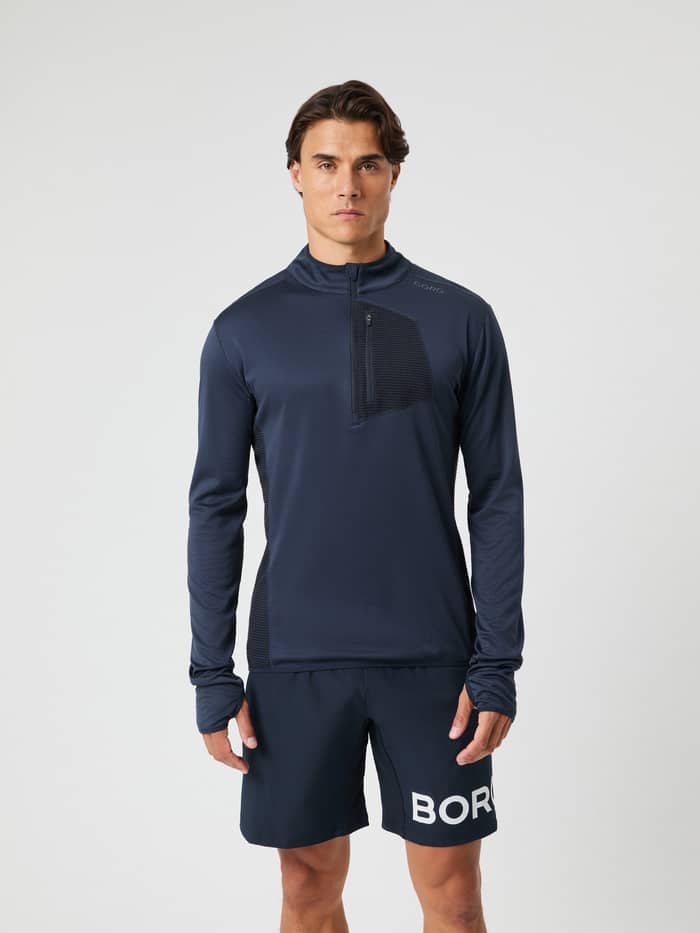 Björn Borg - Borg Fleece Midlayer Night sky