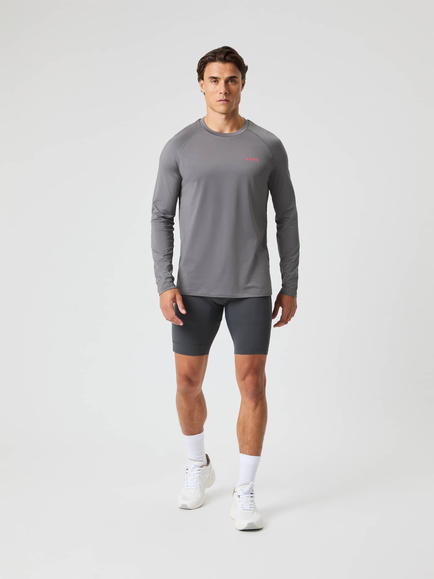 Björn Borg - Borg Performance Long Sleeve Brushed T-Shirt Granite Gray Men - Image 4