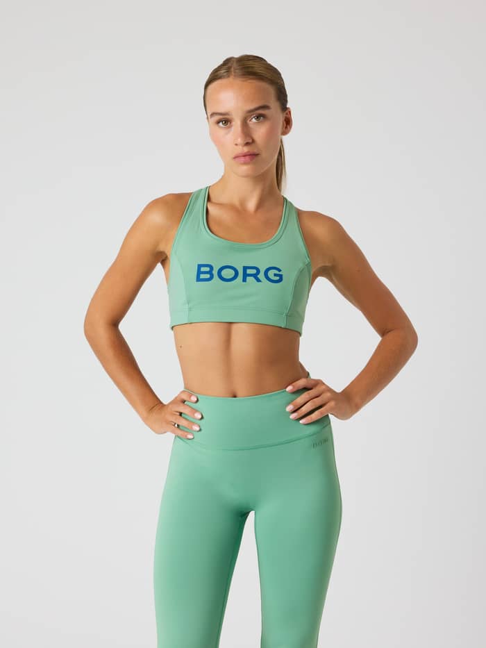 Björn Borg - Borg Mid Support Sports Bra Malachite Green