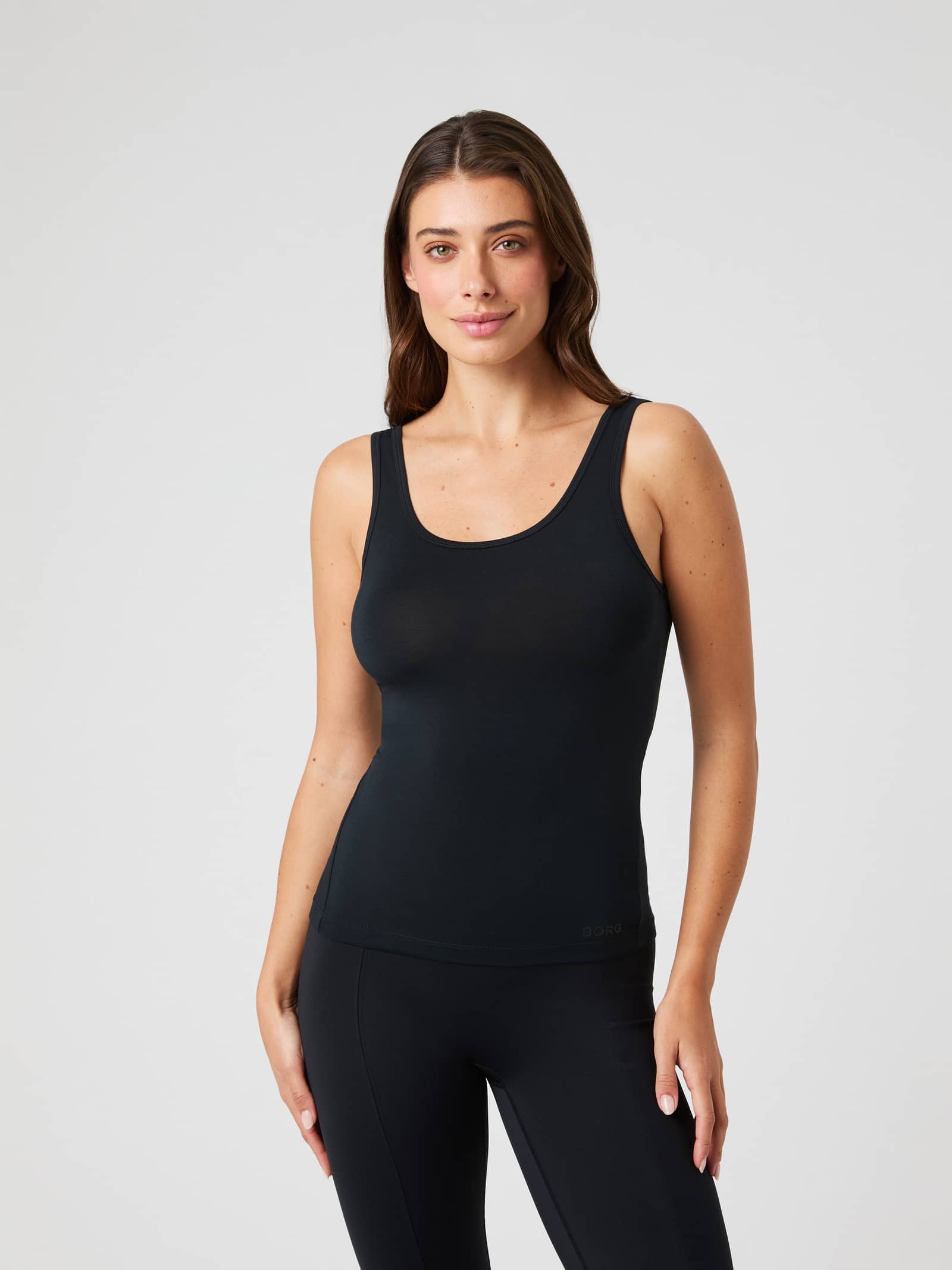 Björn Borg - Studio Deep Back Tank Top Black Beauty Women - Image 1