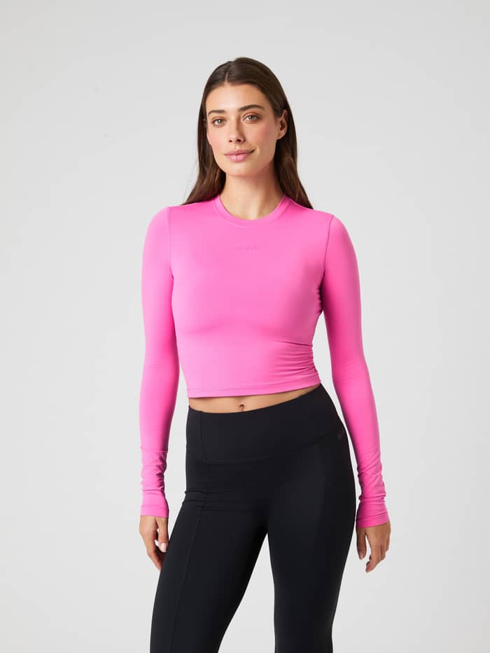 Björn Borg - Studio Soft Cropped Longsleeve Ibis Rose