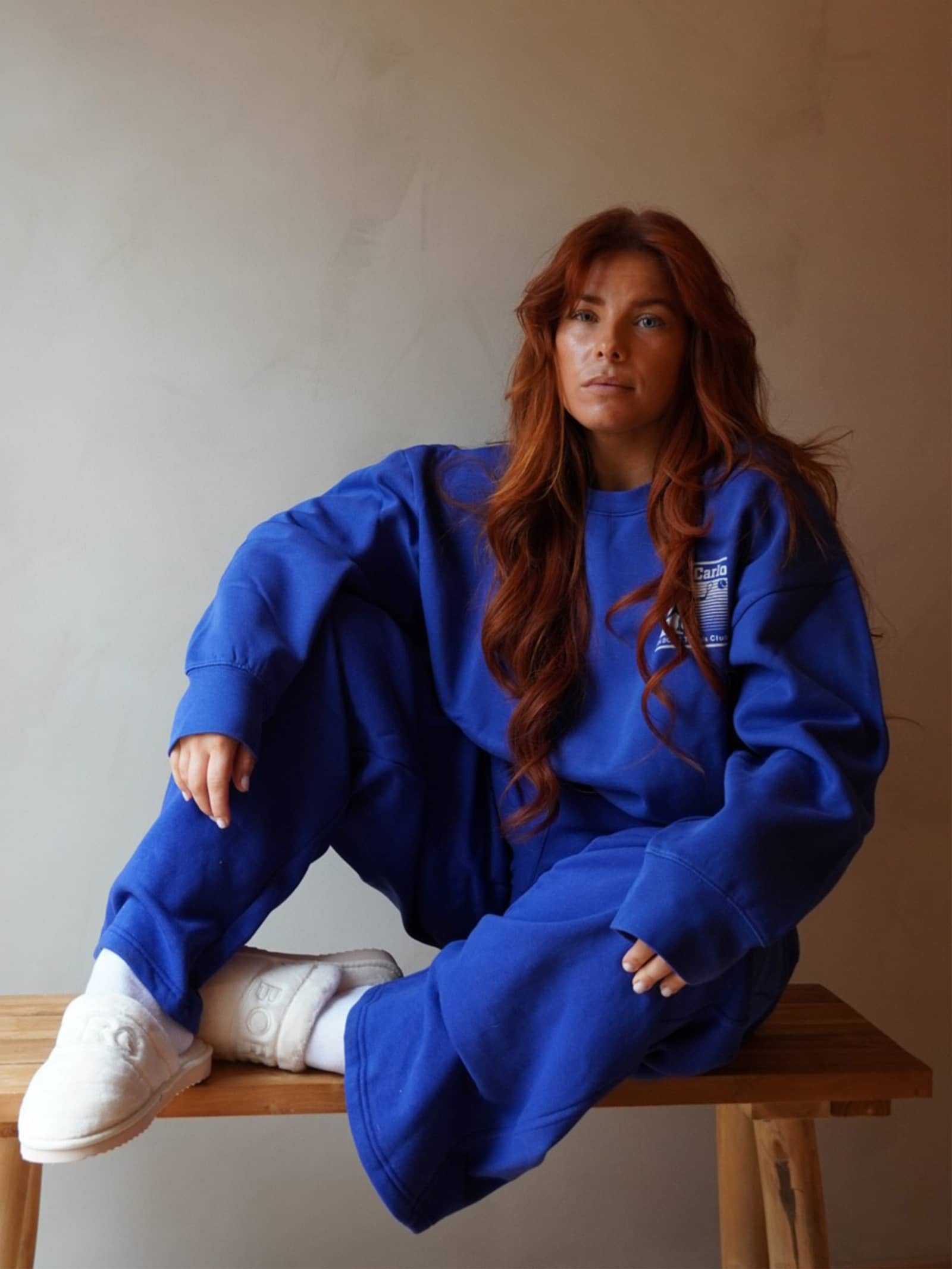 Björn Borg - Studio Oversized Straight Sweatpants Clematis Blue - Image 1